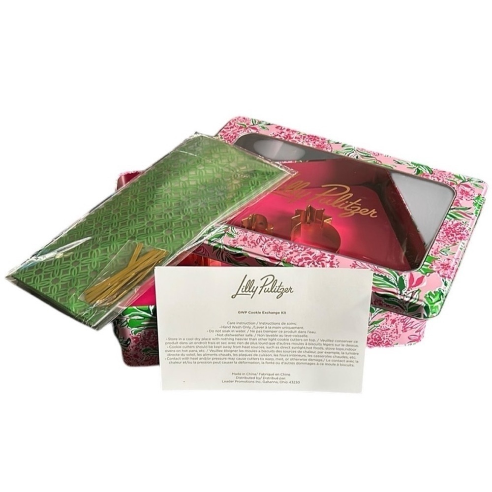 Lilly Pulitzer GWP Cookie Exchange Kit Conch Shell Pink Koala La La NWT - Picture 3 of 7